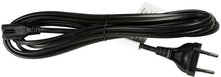 Produktbild: LogiLink Strom Anschlusskabel [1x Euro-Stecker - 1x Kleinger&auml;te-Buchse C7] 3.00 m Schwarz