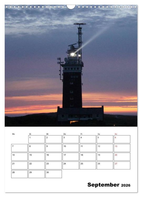 Produktbild: Einzigartige Insel Helgoland (Wandkalender 2026 DIN A3 hoch), CALVENDO Monatskalender