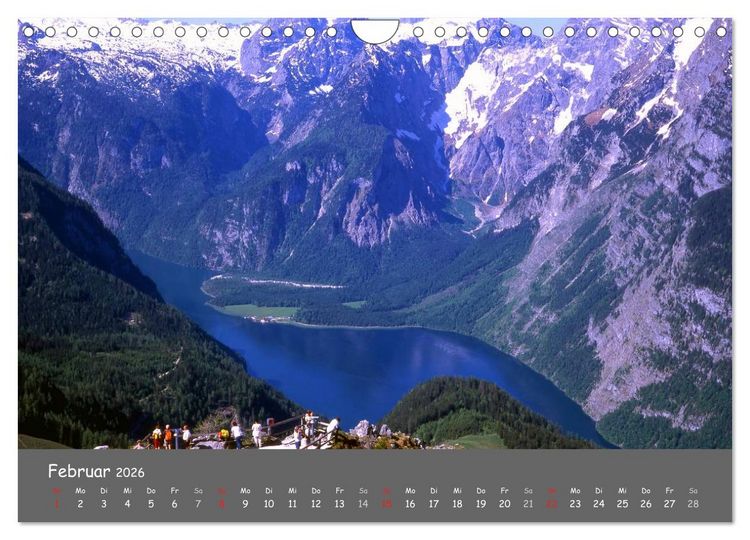 Produktbild: Zauberhaftes Berchtesgadener Land (Wandkalender 2026 DIN A4 quer), CALVENDO Monatskalender