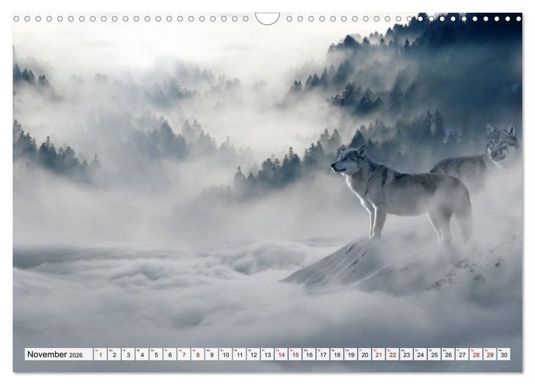 Produktbild: G&ouml;ttererwachen. Die Natur im mystischen Nebel (Wandkalender 2026 DIN A3 quer), CALVENDO Monatskalender