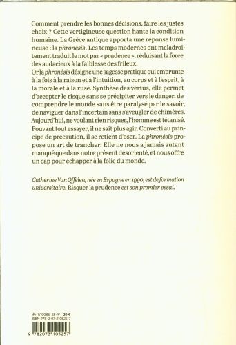 Produktbild: Risquer la prudence : une pratique de la sagesse antique