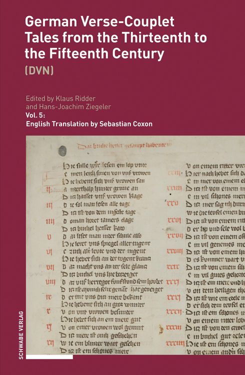 Produktbild: German Verse-Couplet Tales from the Thirteenth to the Fifteenth Centuries