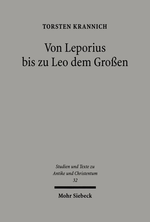 Produktbild: Von Leporius bis zu Leo dem Gro&szlig;en