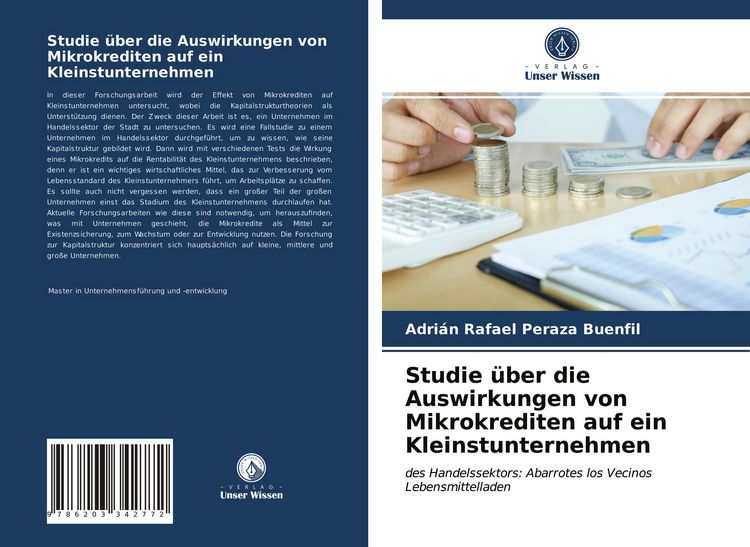 Produktbild: Studie &uuml;ber die Auswirkungen von Mikrokrediten auf ein Kleinstunternehmen