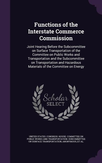 Produktbild: Functions of the Interstate Commerce Commission