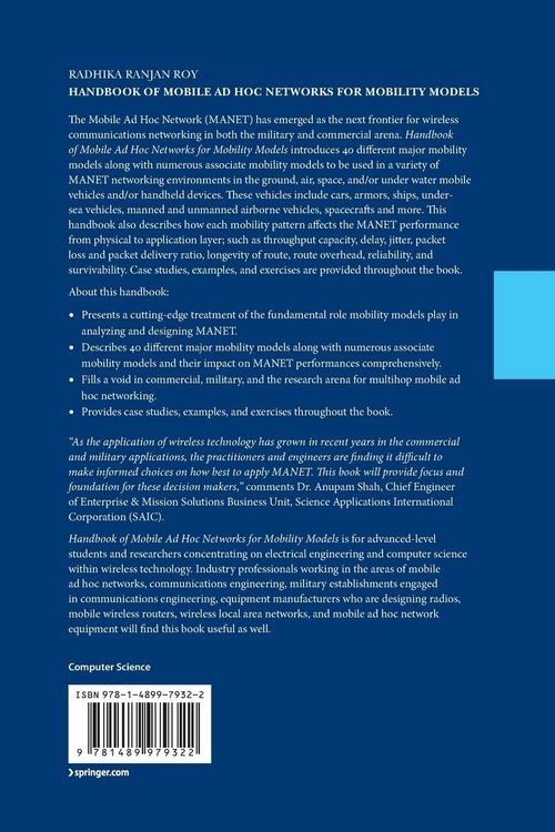 Produktbild: Handbook of Mobile Ad Hoc Networks for Mobility Models