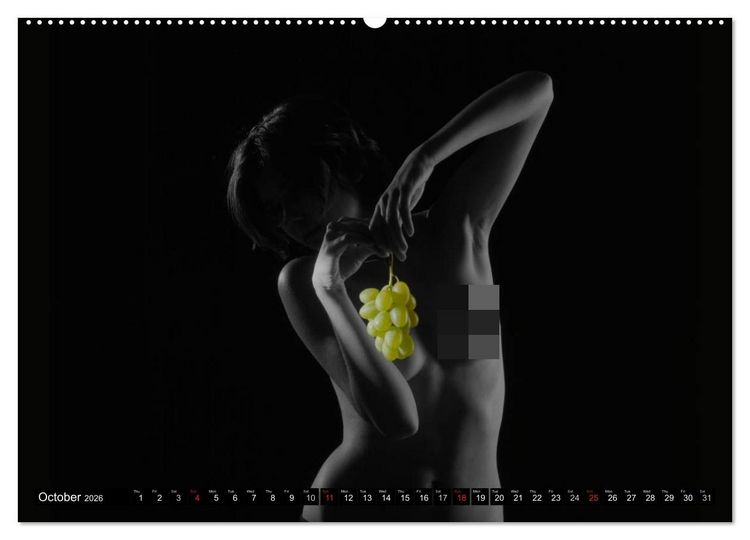 Produktbild: Fruit Nudes (High Quality Premium Wall Calendar 2026 DIN A2 landscape),CALVENDO 12 Month Wall Calendar