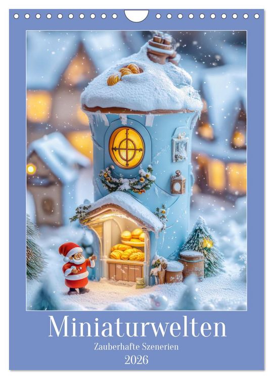 Produktbild: Miniaturwelten - Zauberhafte Szenerien (Wandkalender 2026 DIN A4 hoch), CALVENDO Monatskalender