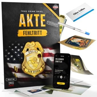 Produktbild: True Crime Spiel: Akte Fehltritt