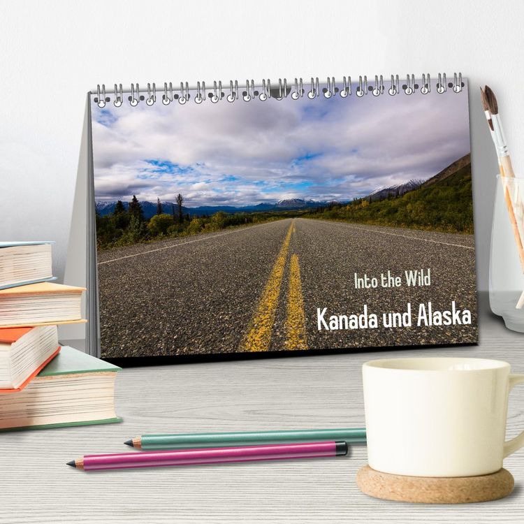 Produktbild: Into the Wild - Kanada und Alaska (Tischkalender 2026 DIN A5 quer), CALVENDO Monatskalender