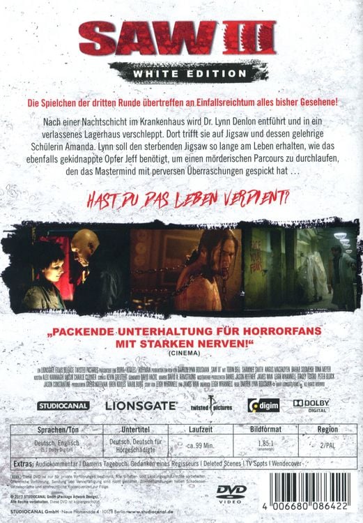 Produktbild: Saw III - White Edition