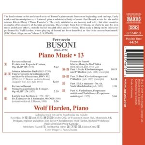 Produktbild: Busoni: Klaviermusik,Vol. 13