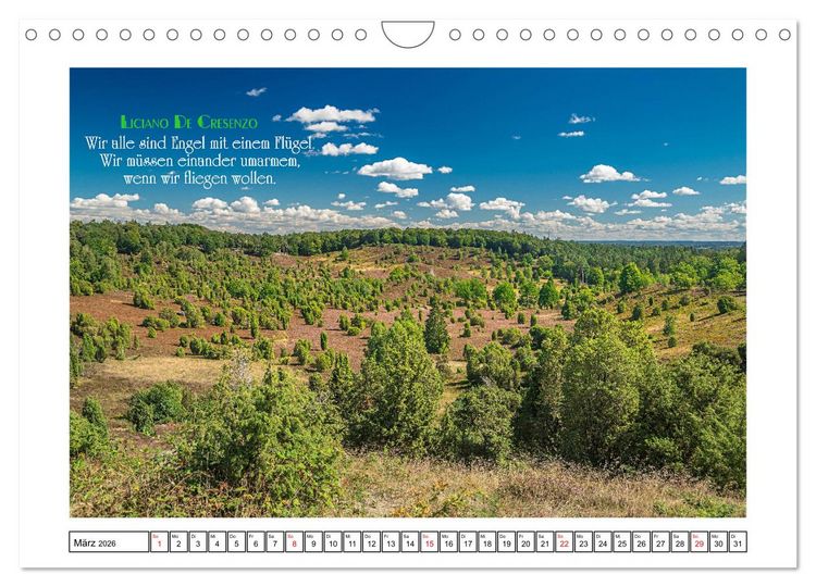 Produktbild: Interessante und sch&ouml;ne Zitate (Wandkalender 2026 DIN A4 quer), CALVENDO Monatskalender