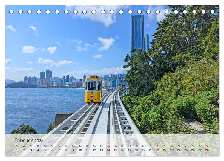 Produktbild: Zauberhaftes S&uuml;dkorea Landschaften, St&auml;dte und Kultur (Tischkalender 2026 DIN A5 quer), CALVENDO Monatskalender