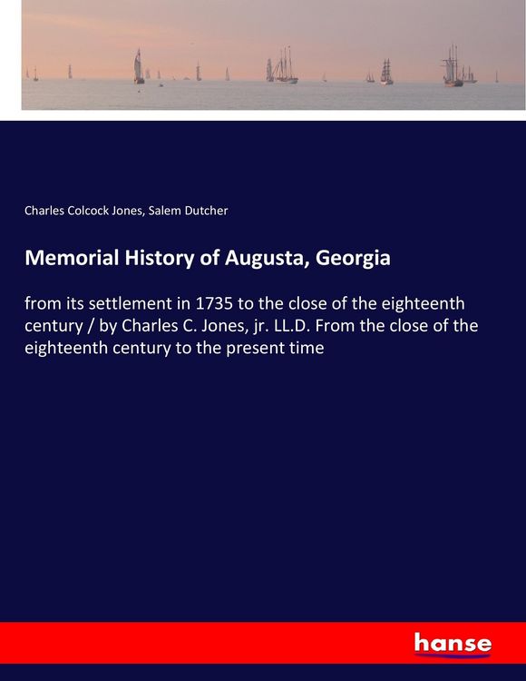 Produktbild: Memorial History of Augusta, Georgia