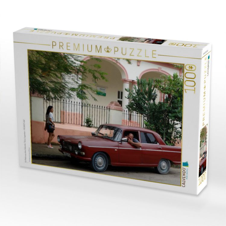 Produktbild: CALVENDO Puzzle Ein Motiv aus dem Kalender "Auto-Legenden - PEUGEOT 404" | 1000 Teile Lege-Gr&ouml;&szlig;e 64x48cm Foto-Puzzle f&uuml;r gl&uuml;ckliche Stunden