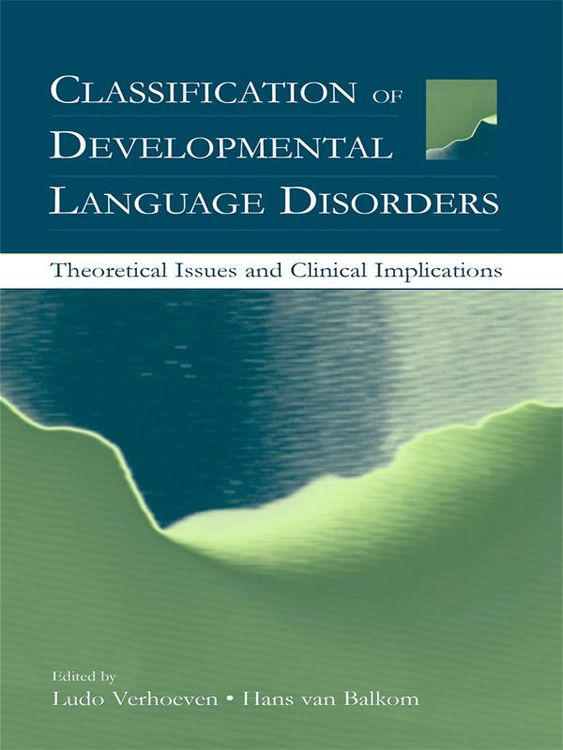 Produktbild: Classification of Developmental Language Disorders