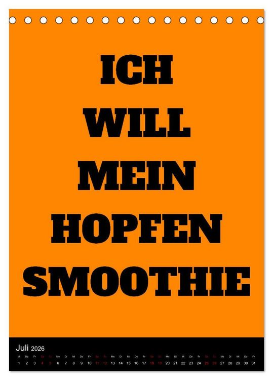 Produktbild: Aufstehen, Krone richten, weitergehen (Tischkalender 2026 DIN A5 hoch), CALVENDO Monatskalender
