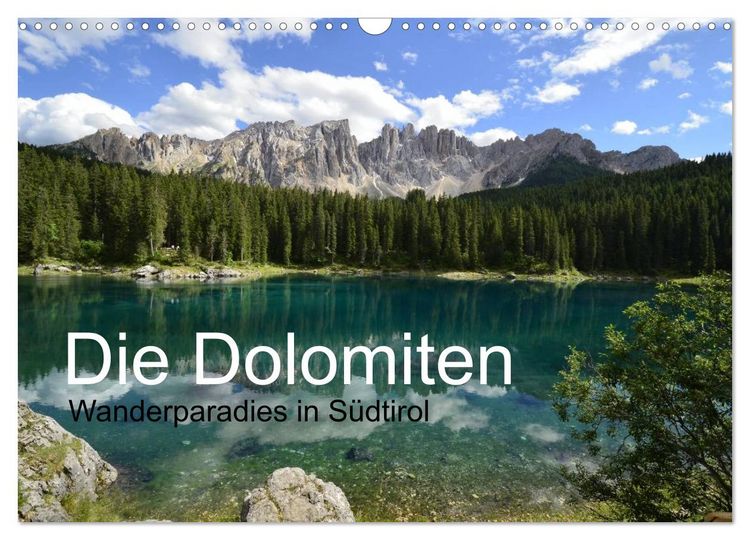 Produktbild: Die Dolomiten &ndash; Wanderparadies in S&uuml;dtirol (Wandkalender 2026 DIN A3 quer), CALVENDO Monatskalender