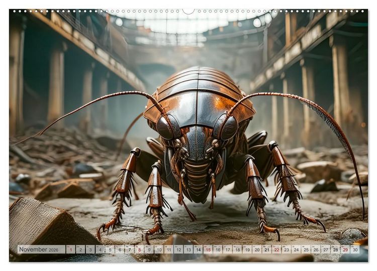 Produktbild: Apokalyptische Wildnis - Schatten der Zivilisation (Wandkalender 2026 DIN A2 quer), CALVENDO Monatskalender