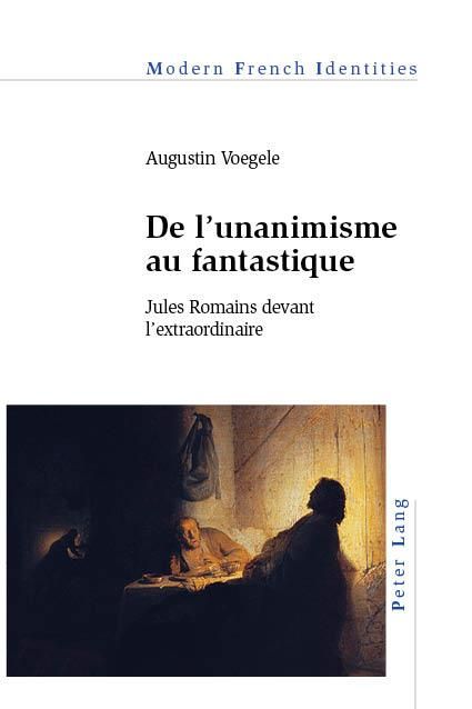 Produktbild: De l'unanimisme au fantastique
