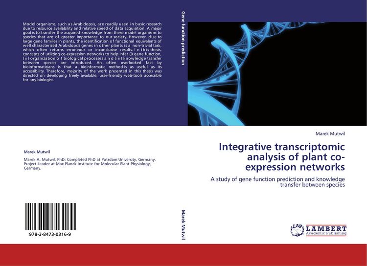Produktbild: Integrative transcriptomic analysis of plant co-expression networks
