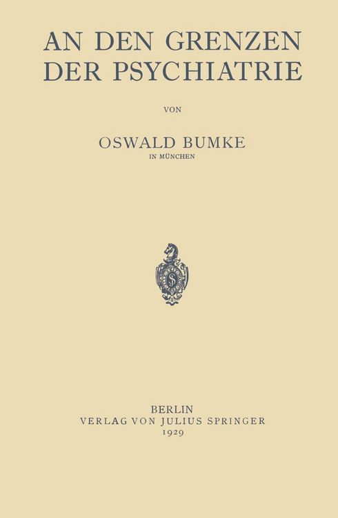 Produktbild: An Den Grenzen der Psychiatrie