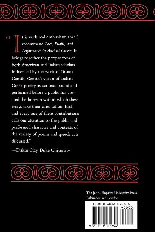 Produktbild: Poet, Public, and Performance in Ancient Greece