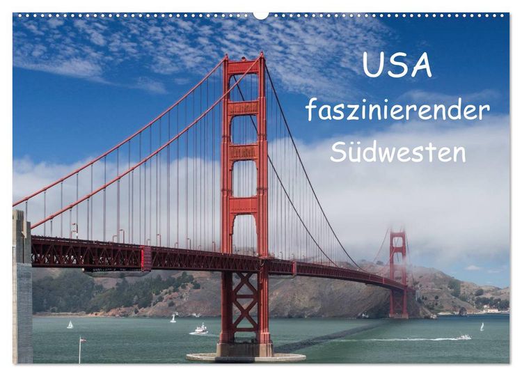 Produktbild: USA - faszinierender S&uuml;dwesten / CH-Version (Wandkalender 2026 DIN A2 quer), CALVENDO Monatskalender
