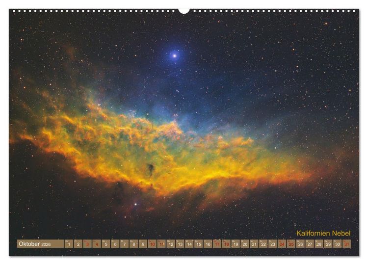 Produktbild: Deep Sky Kalender (hochwertiger Premium Wandkalender 2026 DIN A2 quer), Kunstdruck in Hochglanz