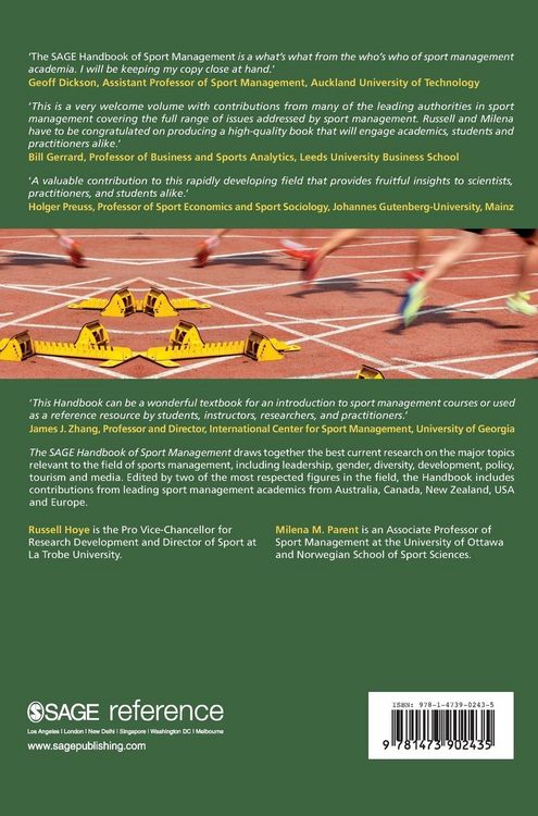 Produktbild: The SAGE Handbook of Sport Management