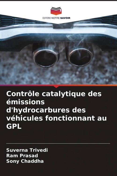 Produktbild: Contr&ocirc;le catalytique des &eacute;missions d'hydrocarbures des v&eacute;hicules fonctionnant au GPL