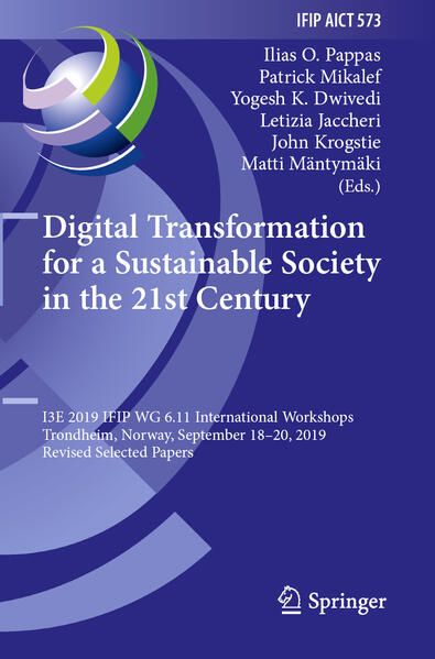 Produktbild: Digital Transformation for a Sustainable Society in the 21st Century