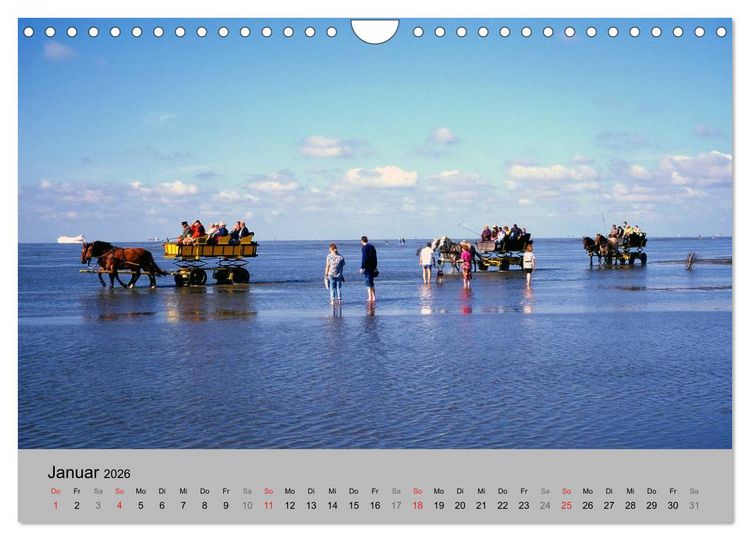 Produktbild: Deutschlands sch&ouml;ner Norden (Wandkalender 2026 DIN A4 quer), CALVENDO Monatskalender