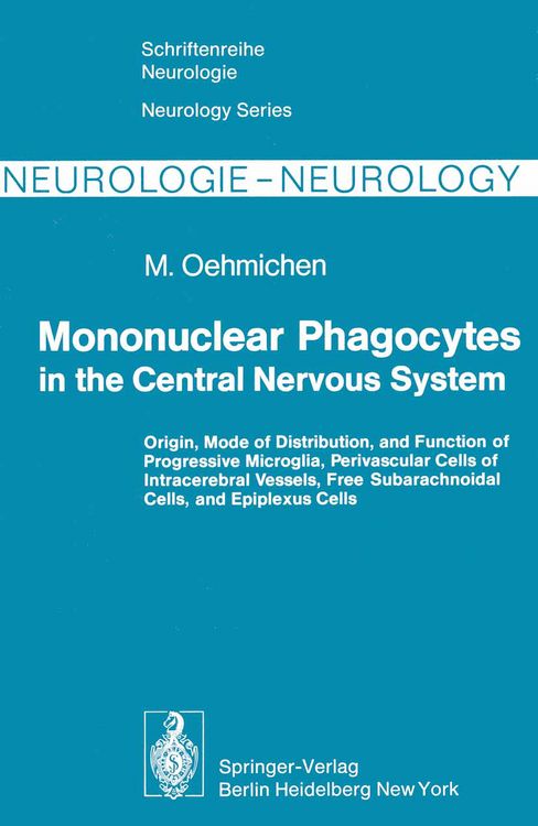 Produktbild: Mononuclear Phagocytes in the Central Nervous System
