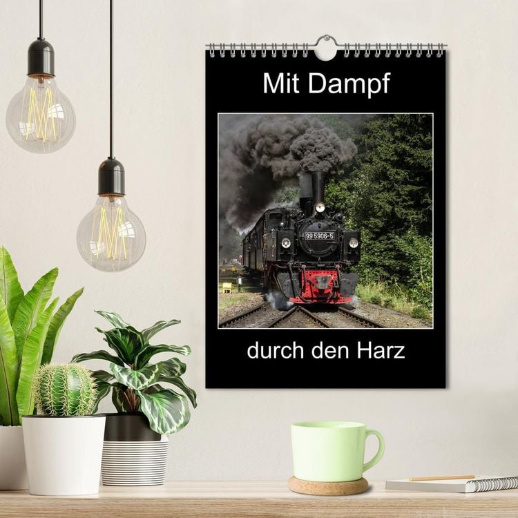 Produktbild: Mit Dampf durch den Harz (Wandkalender 2026 DIN A4 hoch), CALVENDO Monatskalender