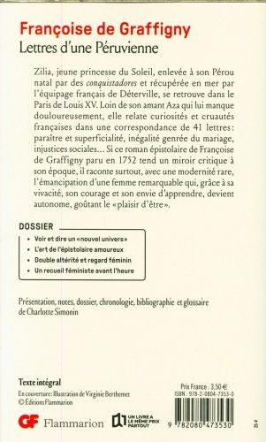 Produktbild: Lettres d'une P&eacute;ruvienne