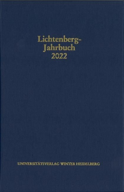 Produktbild: Lichtenberg-Jahrbuch 2022