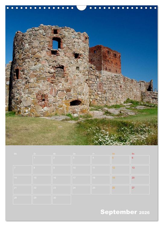 Produktbild: Bornholm - Die Sonneninsel D&auml;nemarks (Wandkalender 2026 DIN A3 hoch), CALVENDO Monatskalender