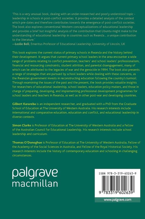 Produktbild: Primary School Leadership in Post-Conflict Rwanda