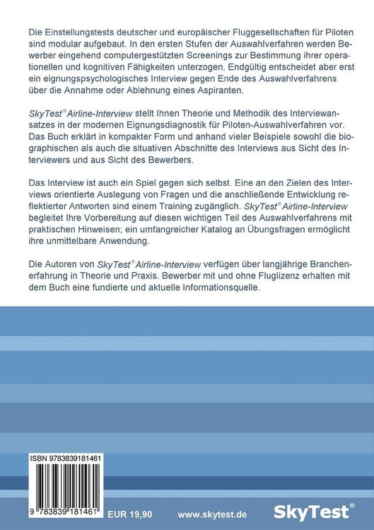Produktbild: SkyTest&reg; Airline-Interview