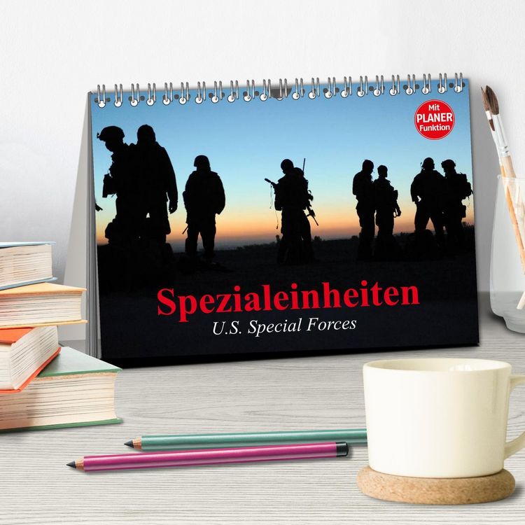 Produktbild: Spezialeinheiten &bull; U.S. Special Forces (Tischkalender 2026 DIN A5 quer), CALVENDO Monatskalender