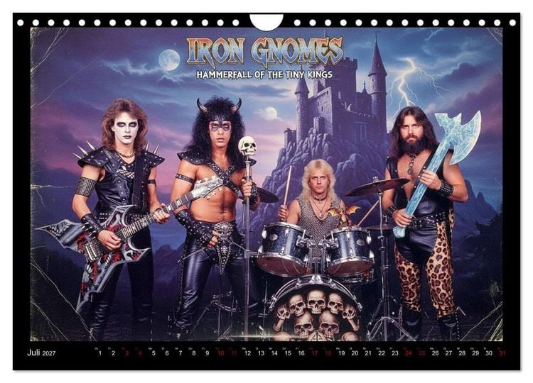 Produktbild: Schrill, bizarr und wilde Haare (Wandkalender 2027 DIN A4 quer), CALVENDO Monatskalender
