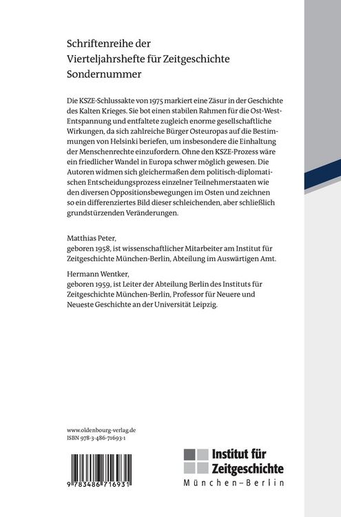 Produktbild: Die KSZE im Ost-West-Konflikt