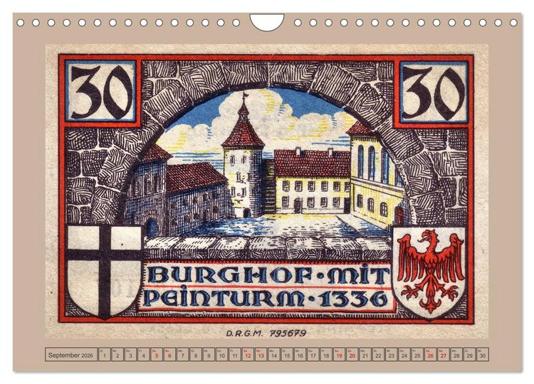 Produktbild: Gruss aus Insterburg - Historische Stadtansichten (Wandkalender 2026 DIN A4 quer), CALVENDO Monatskalender