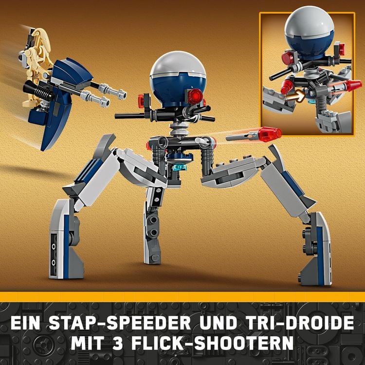 LEGO Star Wars 75372 Clone Trooper & Battle Droid Battle Pack Set