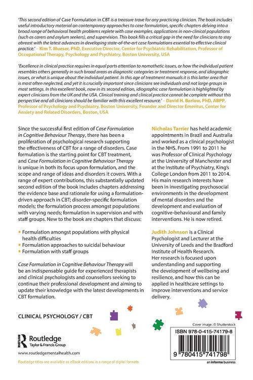 Produktbild: Case Formulation in Cognitive Behaviour Therapy