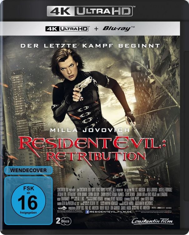Produktbild: Resident Evil: Retribution (4K Ultra HD) (+ Blu-ray 2D)