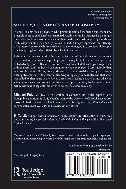 Produktbild: Society, Economics, and Philosophy