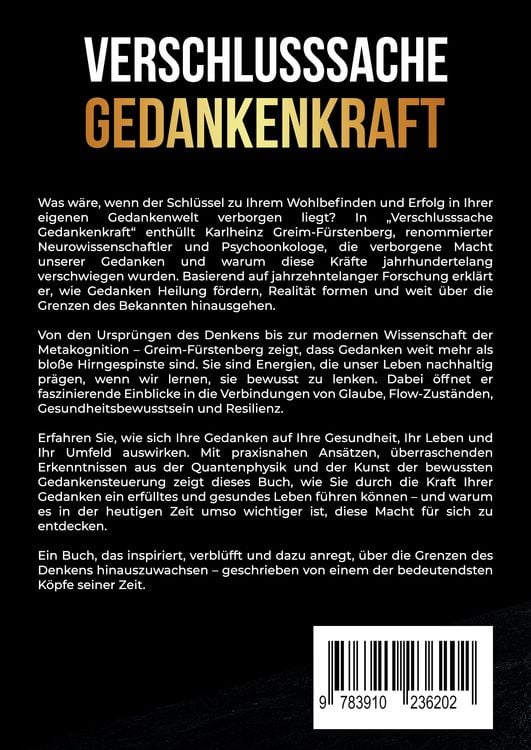 Produktbild: Verschlusssache Gedankenkraft